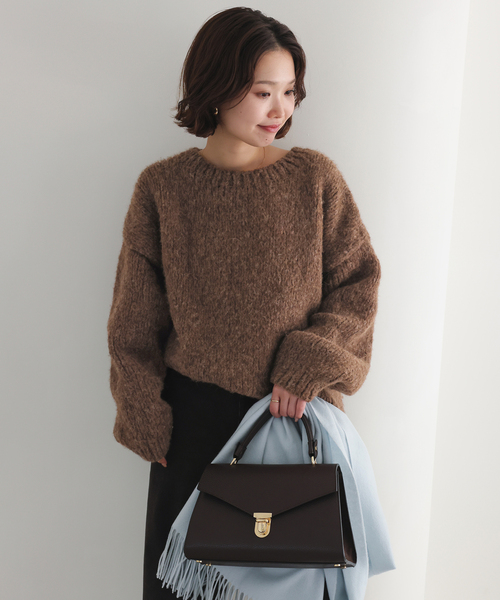 セール】+81BRANCA/ハチイチブランカ SLOBE別注 ペルーニット（ニット