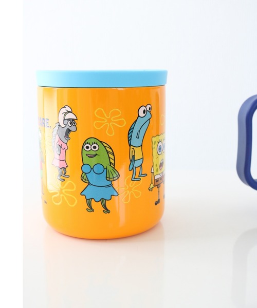 SiNCERE（シンシア）の「〈SPONGEBOB/スポンジボブ〉STAINLESS MUG/蓋付き ステンレスマグ WITH LID（グラス/マグカップ/タンブラー・レディース・ホワイト/オレンジ・ONE SIZE）」の16枚目の写真