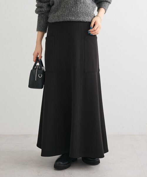 セール】・ELENCARE DUE サイドポケットフレアスカート（スカート