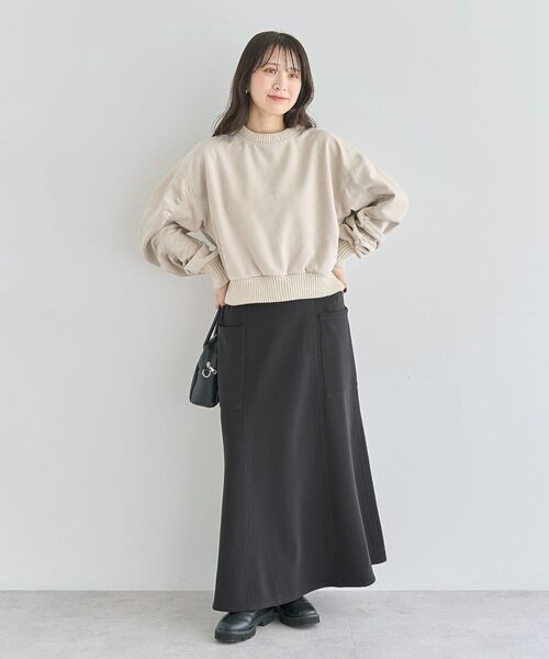 セール】・ELENCARE DUE サイドポケットフレアスカート（スカート