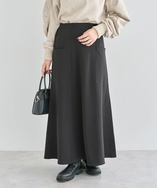 セール】・ELENCARE DUE サイドポケットフレアスカート（スカート