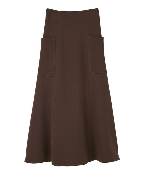 ELENCARE DUE(エレンカーレデュエ)の「・ELENCARE DUE サイドポケットフレアスカート(スカート・レディース・チャコールグレー/グリーン/ブラウン/ブラック・FREE)」の6枚目の写真