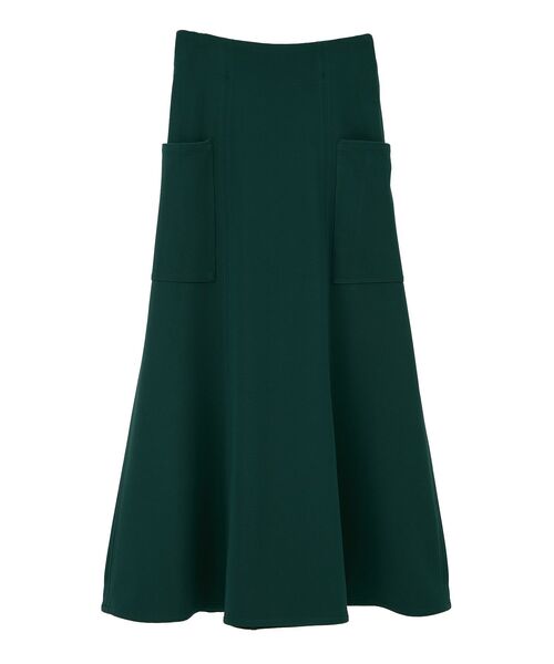 ELENCARE DUE(エレンカーレデュエ)の「・ELENCARE DUE サイドポケットフレアスカート(スカート・レディース・チャコールグレー/グリーン/ブラウン/ブラック・FREE)」の5枚目の写真