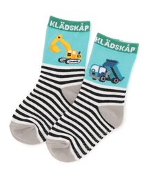 kladskap | 働く車ボーダークルーソックス(ソックス/靴下)