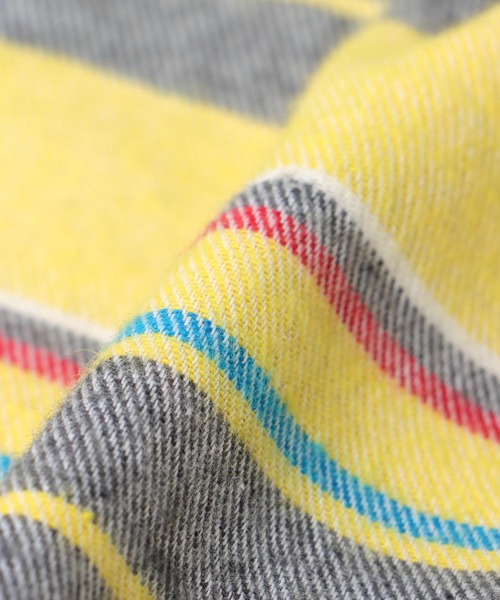 Three Four Time（ｽﾘｰﾌｫｰﾀｲﾑ）の「先染めネルマルチボーダーシャツ（シャツ/ブラウス・レディース・イエロー系その他/オレンジ系その他/レッド系その他・FREE）」の19枚目の写真