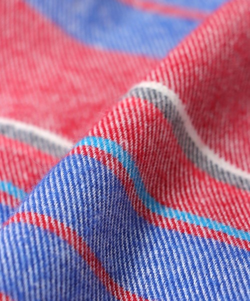 Three Four Time（ｽﾘｰﾌｫｰﾀｲﾑ）の「先染めネルマルチボーダーシャツ（シャツ/ブラウス・レディース・イエロー系その他/オレンジ系その他/レッド系その他・FREE）」の21枚目の写真