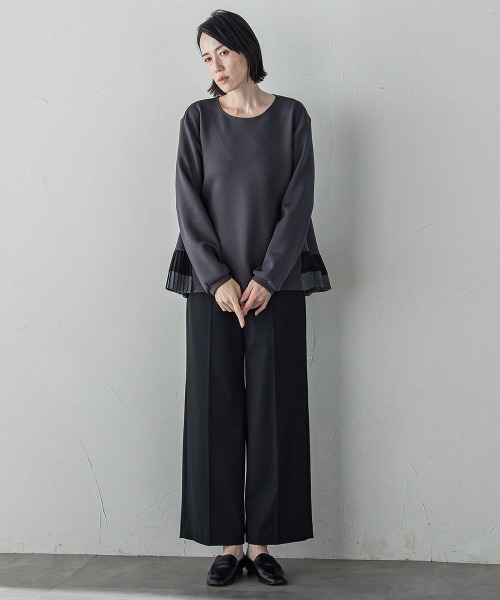 セール】【biyori】ピクシエスタワイドパンツ≪洗濯機で洗える