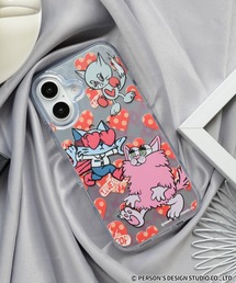 M-factory | iPhone16 ケース iPhone15 iPhone14 iPhone13 ラブアンドポップ メタリック背面ケース(スマホケース/カバー)