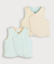 moimoln（モイモルン）の「【リバーシブル】ジオメトリックパデットベスト（ベスト）」