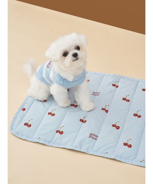 セール】【CAT&DOG】チェリー柄カフェマット（その他ペットグッズ