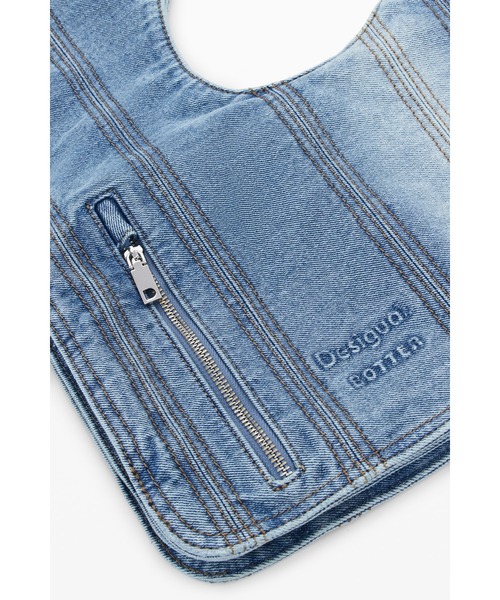 Desigual(デシグアル)の「【Desigual×BOTTER】ヴィンテージデニム風バッグ(ハンドバッグ・レディース・ブラック・FREE)」の7枚目の写真