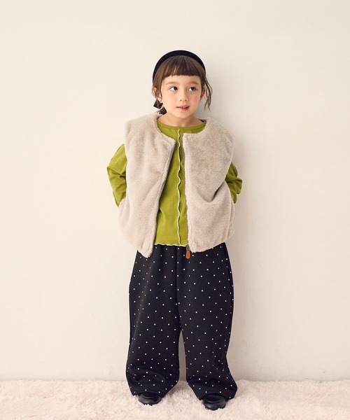 Piet(ピエット)の「ジッパー ファーベスト(ベスト・キッズ・ベージュ/グレー/ブラウン・130/100/120/110)」の20枚目の写真