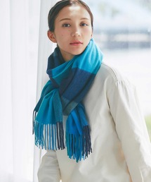 IMC（アイエムシー）の「カシミヤ100％ チェックストール（ストール/ショール）」