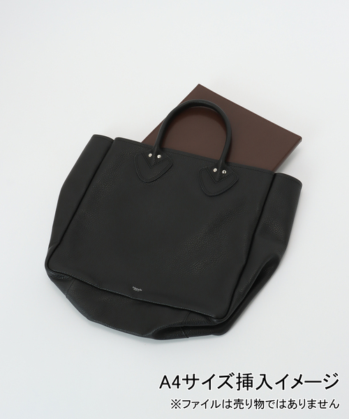 blancle(ブランクレ)の「blancle/ ブランクレ classic tote M(トートバッグ・レディース・ベージュ/ブラック・FREE)」の7枚目の写真