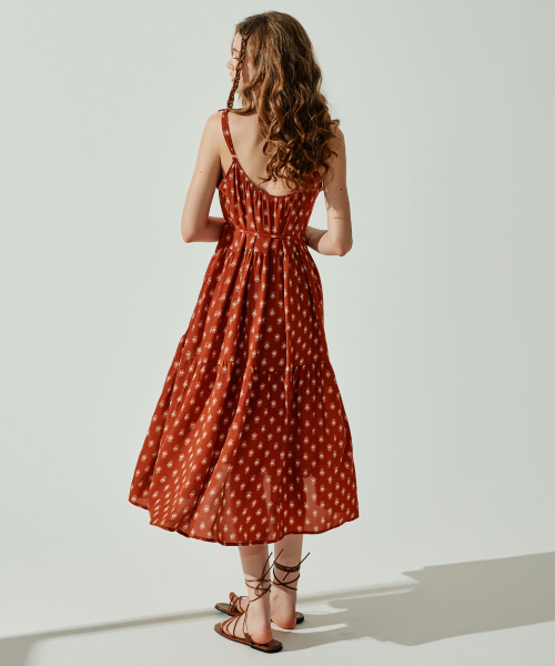 VIKINI VENDER(ビキニベンダー)の「モリスストラップティアードロングワンピース(ワンピース・レディース・その他・ONE SIZE)」の5枚目の写真