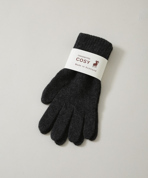 NANO universe（ナノユニバース）の「COSY/別注 ニットグローブ（手袋・メンズ・ブラウン/スミクロ・FREE）」の3枚目の写真