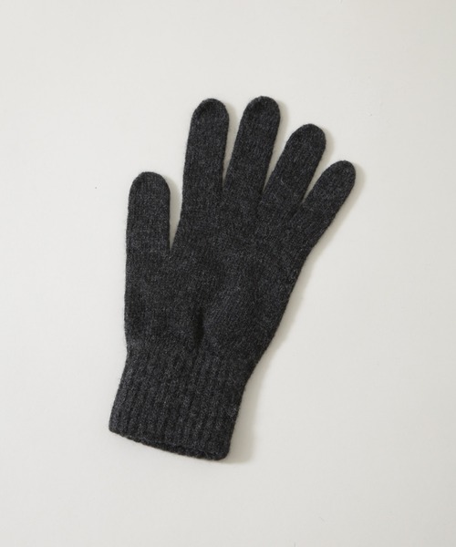NANO universe（ナノユニバース）の「COSY/別注 ニットグローブ（手袋・メンズ・ブラウン/スミクロ・FREE）」の4枚目の写真