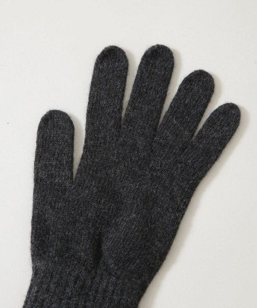 NANO universe（ナノユニバース）の「COSY/別注 ニットグローブ（手袋・メンズ・ブラウン/スミクロ・FREE）」の5枚目の写真