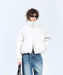 STANDARDERROR（スタンダードエラー）の「87-STAN105 ユーティリティハイネックスウェードパディングアイボリー（ダウンジャケット/コート）」