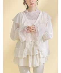 merry jenny | シアーフリルボレロ(カーディガン/ボレロ)