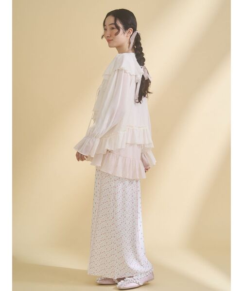 merry jenny（メリージェニー）の「シアーフリルボレロ（カーディガン/ボレロ・レディース・ピンク/ライトブルー/アイボリー・FREE）」の17枚目の写真