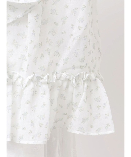 merry jenny（メリージェニー）の「シアーフリルボレロ（カーディガン/ボレロ・レディース・ピンク/ライトブルー/アイボリー・FREE）」の10枚目の写真