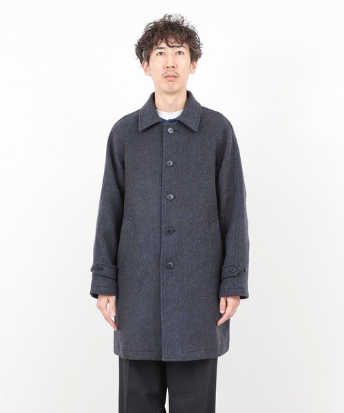 NOLLEY’S(ノーリーズ)の「《ビジカジ対応》【尾州ウール】ビーバーステンカラーコート/オーバーサイズ/25AW(ステンカラーコート・メンズ・ブラック/ネイビー/ベージュ・S/M/L/XL)」の20枚目の写真