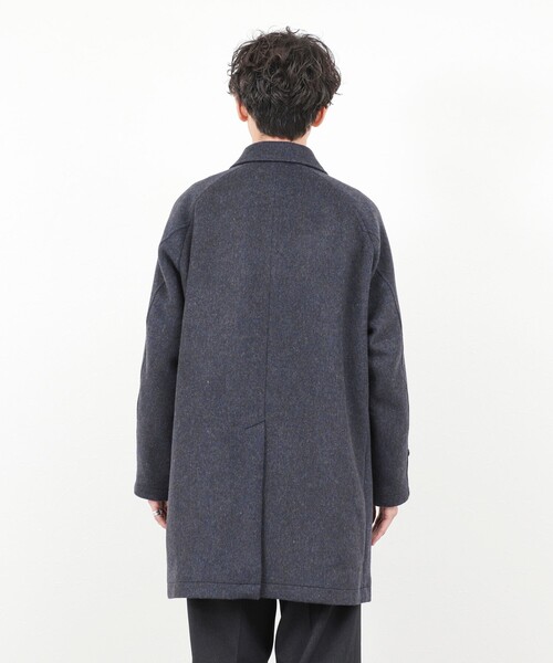 NOLLEY’S(ノーリーズ)の「《ビジカジ対応》【尾州ウール】ビーバーステンカラーコート/オーバーサイズ/25AW(ステンカラーコート・メンズ・ブラック/ネイビー/ベージュ・S/M/L/XL)」の22枚目の写真