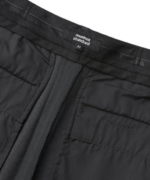 MUSINSA STANDARD WOMAN（ムシンサスタンダードウーマン）の「ウィメンズヘビーウェイト裏起毛ワイドヒドンバンディングスラックス[ミディアムグレー]（スラックス・レディース・その他・34/32/30/31/24/25/26/27/28/29）」の6枚目の写真