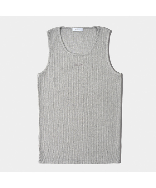 UNDEROFF(アンダーオフ)の「リラックスドリブドロゴスリーブレスグレー(Tシャツ/カットソー・メンズ・グレー・MEDIUM/LARGE/X-LARGE)」の1枚目の写真