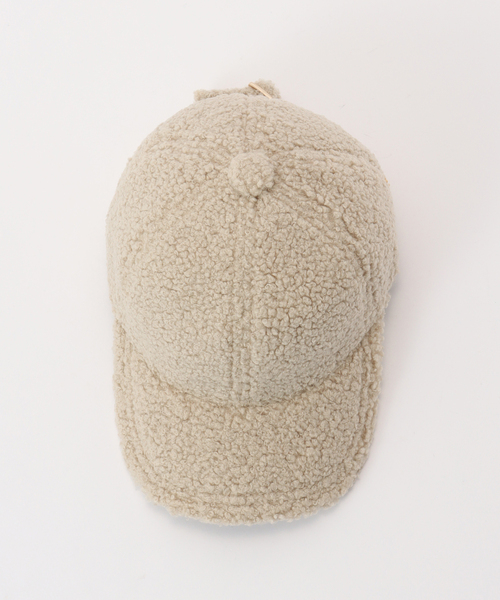 Noble(ノーブル)の「Van PALMA/ヴァン パルマ ボアCAP(キャップ・レディース・アイボリー・FREE)」の5枚目の写真