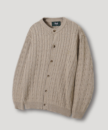 NODU（ノードユー）の「Cable Signature Soft Cardigan [Beige]（カーディガン/ボレロ・メンズ）」