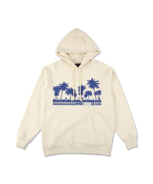 WIND AND SEA（ウィンダンシー）の「PALM TREE LOGO HOODED SWEATSHIRT（パーカー・メンズ・ナチュラル/アッシュグレー/ネイビー・XL/L/M）」の10枚目の写真