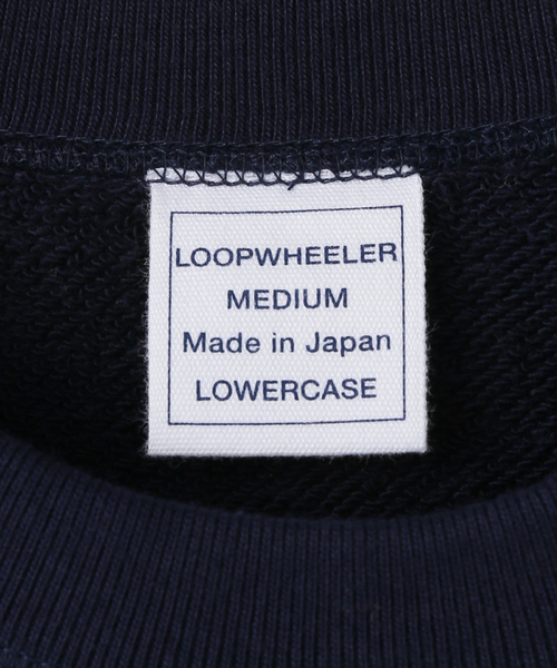 IENA（イエナ）の「LOOPWHEELER for LOWERCASE 別注 C/N SWEAT/スウェット（スウェット・レディース・ネイビー/グレー・FREE）」の9枚目の写真