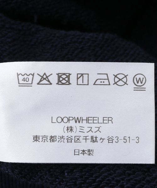 IENA（イエナ）の「LOOPWHEELER for LOWERCASE 別注 C/N SWEAT/スウェット（スウェット・レディース・ネイビー/グレー・FREE）」の10枚目の写真