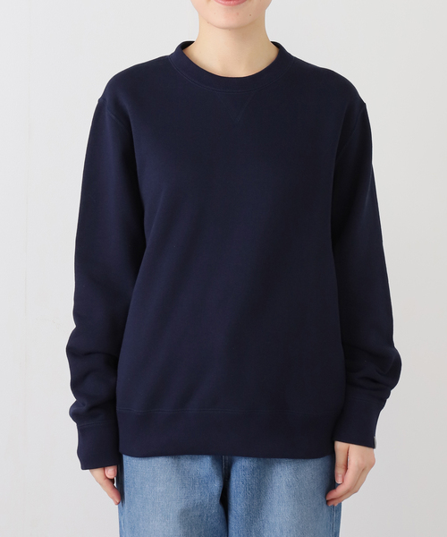 IENA（イエナ）の「LOOPWHEELER for LOWERCASE 別注 C/N SWEAT/スウェット（スウェット・レディース・ネイビー/グレー・FREE）」の14枚目の写真