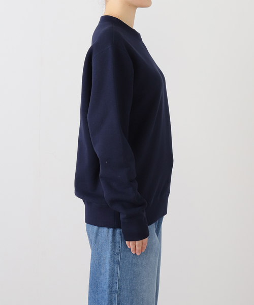 IENA（イエナ）の「LOOPWHEELER for LOWERCASE 別注 C/N SWEAT/スウェット（スウェット・レディース・ネイビー/グレー・FREE）」の17枚目の写真