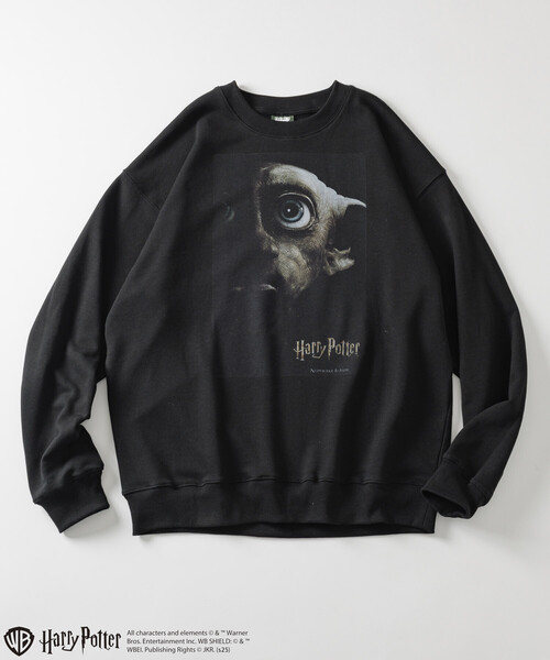 公式品❗️ハリーポッター ドビー フローティング プディング ケーキ トレーナー セール】Harry Potter/ハリー・ポッター ドビー フロントプリント