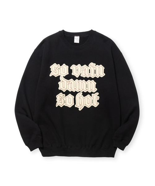 CALEE（キャリー）の「"S.V.D.S.H" CREW NECK SW ＜NATURALLY PAINT DESIGN＞（スウェット・メンズ・ブラック/パープル/オレンジ/ホワイト・MEDIUM/X-LARGE/LARGE/SMALL）」の2枚目の写真