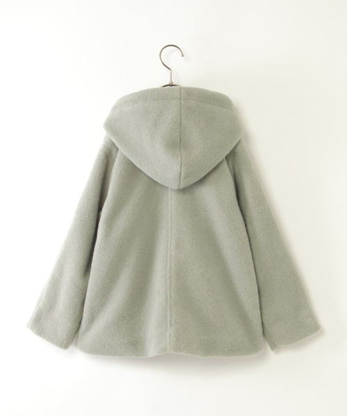 ikka（イッカ）の「【親子コーデ】ブークレー2WAYフードコート（110~160cm）（その他アウター・キッズ・ミント・S/M/L/XS/XL）」の5枚目の写真