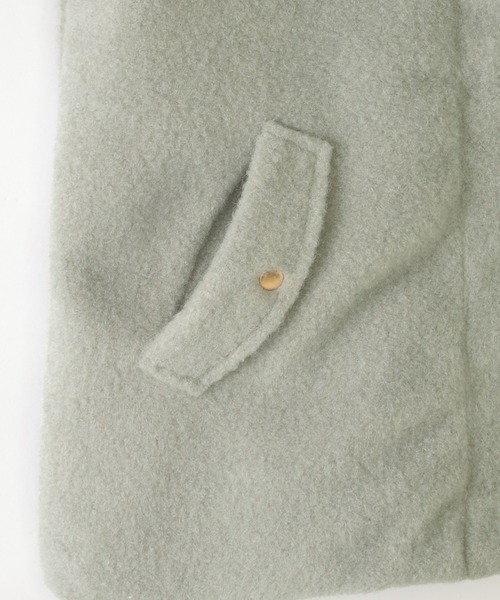 ikka（イッカ）の「【親子コーデ】ブークレー2WAYフードコート（110~160cm）（その他アウター・キッズ・ミント・S/M/L/XS/XL）」の10枚目の写真