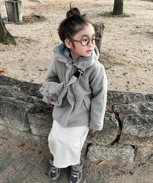 ikka（イッカ）の「【親子コーデ】ブークレー2WAYフードコート（110~160cm）（その他アウター・キッズ・ミント・S/M/L/XS/XL）」の17枚目の写真