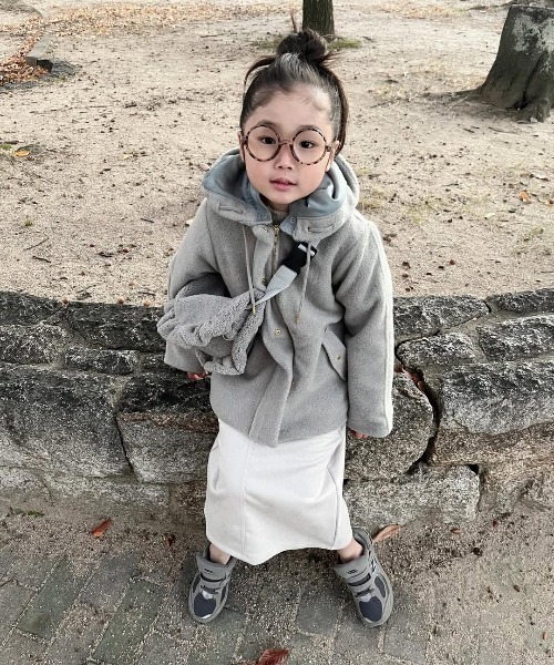 ikka（イッカ）の「【親子コーデ】ブークレー2WAYフードコート（110~160cm）（その他アウター・キッズ・ミント・S/M/L/XS/XL）」の18枚目の写真