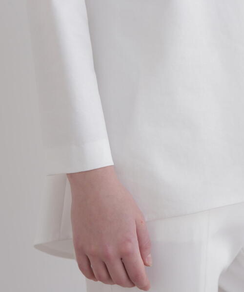 LE PHIL(ルフィル)の「◆ハイストポンチリボンモチーブラウス(シャツ/ブラウス・レディース・ブラック/ホワイト/ネイビー・F)」の16枚目の写真