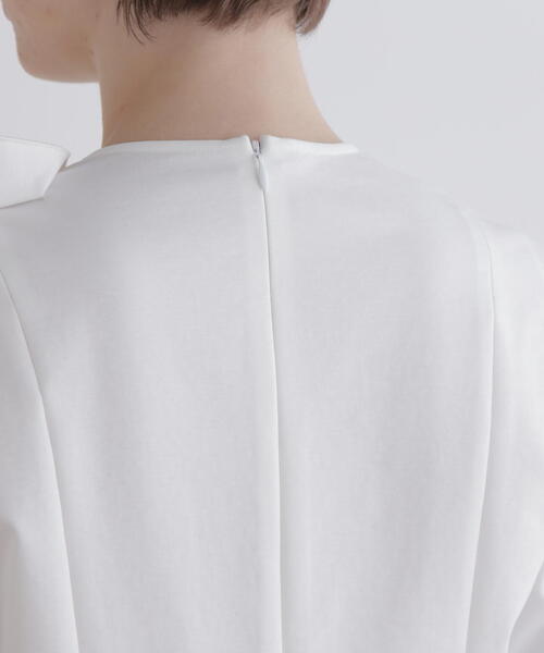 LE PHIL(ルフィル)の「◆ハイストポンチリボンモチーブラウス(シャツ/ブラウス・レディース・ブラック/ホワイト/ネイビー・F)」の17枚目の写真