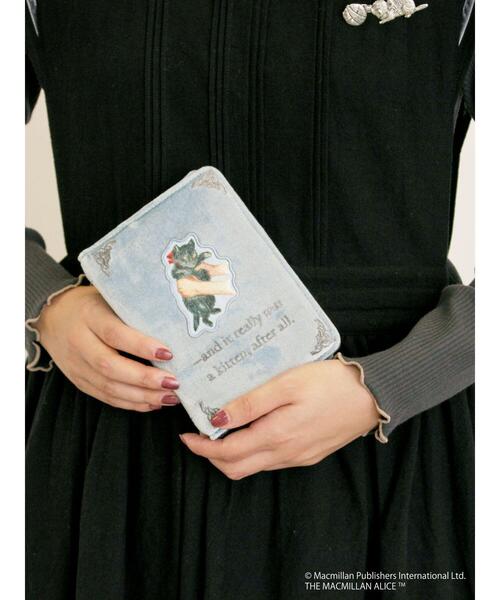 Samansa Mos2（サマンサ モスモス）の「【Alice×Samansa Mos2】ブックモチーフポーチ（ハンドバッグ・レディース・サックスブルー/ブラウン・F）」の2枚目の写真