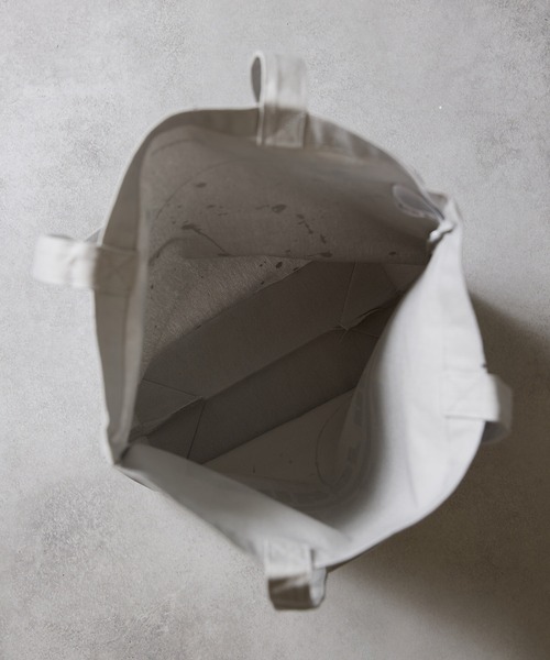 NUMBER (N)INE（ナンバーナイン）の「HAND PAINTED N(N) number nine CANVAS TOTE BAG / ハンドペイント エヌエヌ ナンバーナイン ロゴ キャンバス トートバッグ（トートバッグ・メンズ・ライトグレー/ブラック系・FREE）」の17枚目の写真