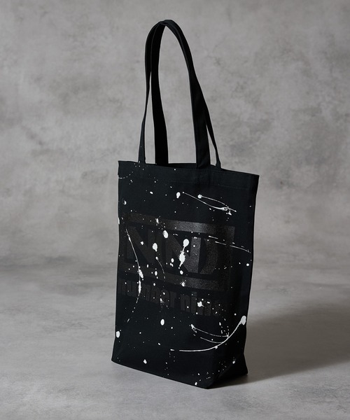 NUMBER (N)INE（ナンバーナイン）の「HAND PAINTED N(N) number nine CANVAS TOTE BAG / ハンドペイント エヌエヌ ナンバーナイン ロゴ キャンバス トートバッグ（トートバッグ・メンズ・ライトグレー/ブラック系・FREE）」の4枚目の写真
