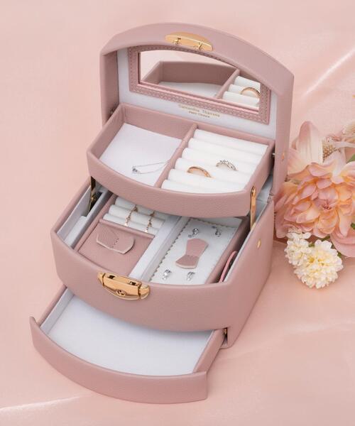 Samantha Thavasa Petit Choice(サマンサタバサ プチチョイス)の「ジュエリーボックス(ハンドバッグ・レディース・ピンク・FREE)」の1枚目の写真