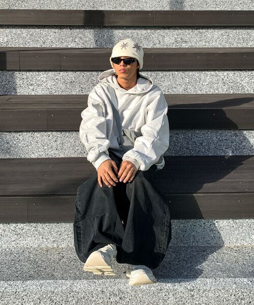 KICHUL（キチョル）の「BALLOON FIT DENIM PANTS (WASHED BLACK)（デニムパンツ・レディース・その他・SMALL/XX-SMALL/LARGE/X-SMALL/MEDIUM）」の15枚目の写真